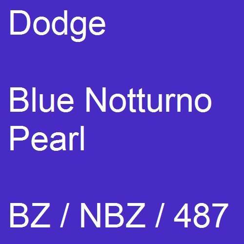 Dodge, Blue Notturno Pearl, BZ / NBZ / 487.